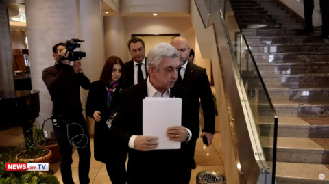 Շնորհակալ եմ, որ եկել եք. Սերժ Սարգսյանը՝ լրագրողներին