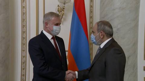 Նիկոլ Փաշինյանն ընդունել է ՀԱՊԿ գլխավոր քարտուղարին