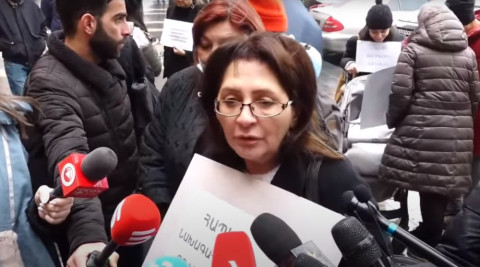 Բողոքի ակցիա կառավարության դիմաց