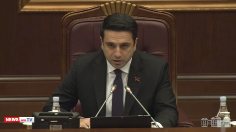 Ալեն Սիմոնյանը՝ Արմեն Սարգսյանի հրաժարականի դիմումի եւ արտահերթ ընտրության կարգի մասին