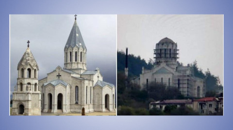 Ադրբեջանը շարունակում է Արցախի հոգեւոր կոթողներից հայկական հետքը վերացնելու քաղաքականությունը