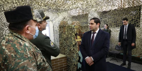 Սուրեն Պապիկյանն այցելել է Վազգեն Սարգսյանի անվան ռազմական համալսարան