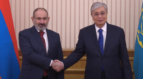 Նիկոլ Փաշինյանի հանդիպումը Ղազախստանի նախագահ Կասին-Ժոմարտ Տոկաեւի հետ