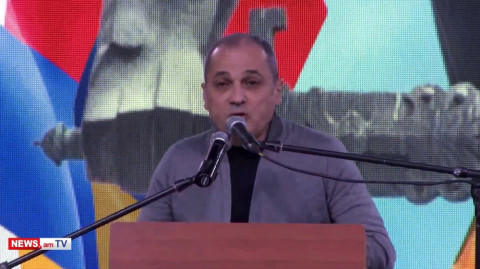 Մեր երկիրը հանել են աճուրդով վաճառքի. Վահե Հակոբյանի ելույթը՝ Ազատության հրապարակում