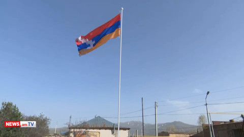 «Հայաստան» խմբակցության ներկայացուցիչներն Արցախի դրոշն են տեղադրել Սիսիանում