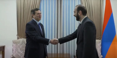 Արարատ Միրզոյանի հանդիպումը ԵԱՀԿ Մինսկի խմբի ԱՄՆ համանախագահ Էնդրյու Շոֆերի հետ