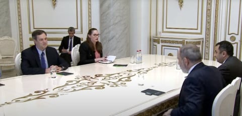 Նիկոլ Փաշինյանն ընդունել է ԵԱՀԿ Մինսկի խմբի ԱՄՆ համանախագահ Էնդրյու Շոֆերին
