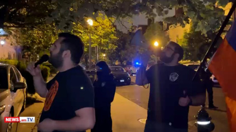 «Դավաճաններ, դուրս եկեք»․ Ակցիա ԱՄՆ-ում՝ Արարատ Միրզոյանի պատվիրակության դեմ