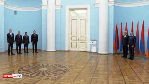 Փոխվարչապետի և մի քանի նախարարների երդման արարողությունը Բաղրամյան 26–ում