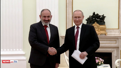 Նիկոլ Փաշինյանն առանձնազրույց է ունեցել ՌԴ նախագահ Վլադիմիր Պուտինի հետ