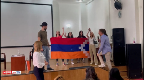 «Առանց Նիկոլ Հայաստան լինելու է»․ Բրյուսովի անվան համալսարանի ուսանողների ակցիան