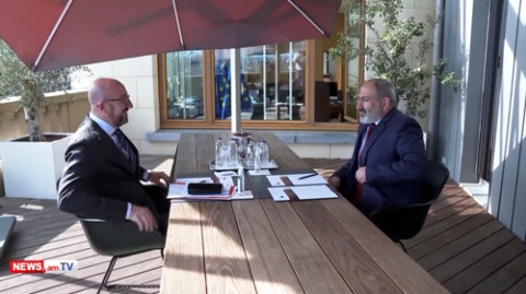 Նիկոլ Փաշինյանն առանձնազրույց է ունեցել Եվրոպական խորհրդի նախագահ Շառլ Միշելի հետ