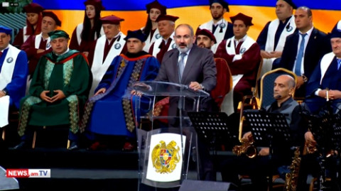 Ուզում եմ հավատալ, որ բուհից դուրս եք գալիս Հայաստանը ավելի լավը դարձնելու առաքելությամբ. Փաշինյան