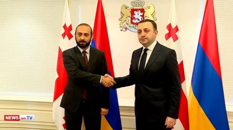 Արարատ Միրզոյանը Թբիլիսիում հանդիպել է Վրաստանի վարչապետի հետ