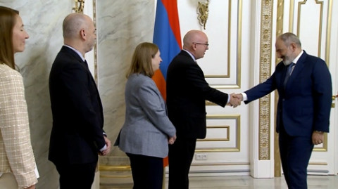Փաշինյանն ընդունել է ԵԱՀԿ Մինսկի խմբի ԱՄՆ նորանշանակ համանախագահ Ֆիլիպ Ռիքերին