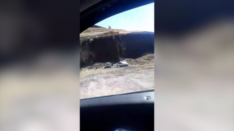 Սիսիան–Նորավան ճանապարհին թիրախավորված ավտոմեքենաները