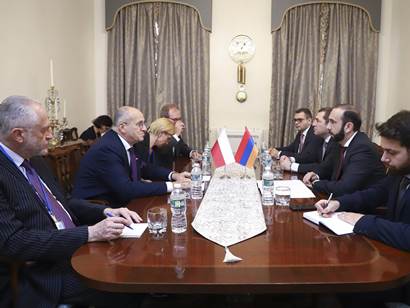 Հայաստանի արտգործնախարարը հանդիպել է Լեհաստանի ԱԳ նախարար, ԵԱՀԿ գործող նախագահին