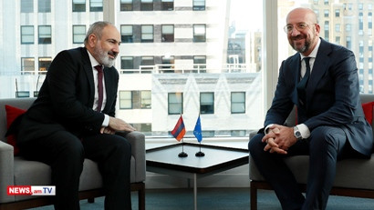 Վարչապետ Նիկոլ Փաշինյանը հանդիպում է ունեցել Եվրոպական խորհրդի նախագահ Շառլ Միշելի հետ