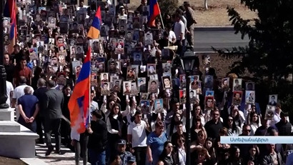 Արցախում երթ է անցկացվել ի հիշատակ 44-օրյա պատերազմի զոհերի