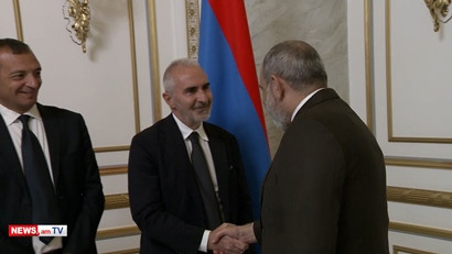 Փաշինյանն ընդունել է Իտալիայի Վճռաբեկ դատարանի առաջին նախագահi գլխավորած պատվիրակությանը