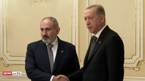 Փաշինյանի եւ Էրդողանի հանդիպումը Պրահայում