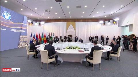 Փաշինյանը, Ալիեւն ու Պուտինը՝ ԱՊՀ երկրների ղեկավարների խորհրդի նիստին