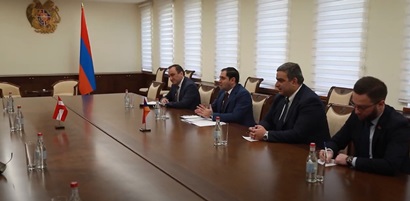 Սուրեն Պապիկյանն ընդունել է ՀՀ-ում Ավստրիայի արտակարգ և լիազոր դեսպանին