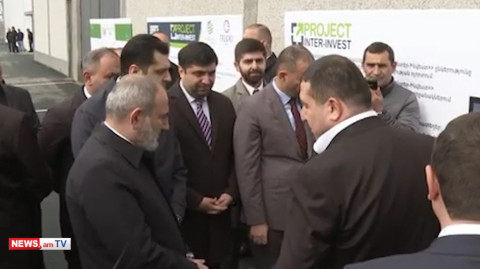 Փաշինյանը մասնակցել է Եղվարդում համակցված կերերի նոր գործարանի բացման արարողությանը