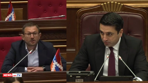 Բա գայիք քննարկմանը. Ալեն Սիմոնյանը հունից դուրս եկավ եւ անջատեց Գեղամ Մանուկյանի խոսափողը