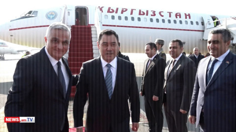 Ղրղզստանի Հանրապետության նախագահը ժամանել է Հայաստան