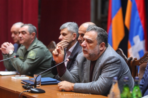 Ռուբեն Վարդանյանը պատգամավորների հետ այցելել է Արցախի Մարտունու շրջան