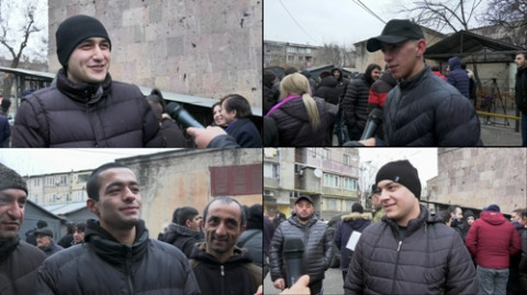«Պատերազմ չլինի, բոլորը ծառայեն գան տուն». ծնողները բանակ են ճանապարհում իրենց որդիներին