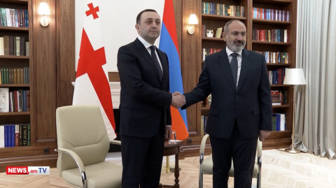 Երեւանում տեղի է ունեցել Նիկոլ Փաշինյանի և Իրակլի Ղարիբաշվիլիի առանձնազրույցը