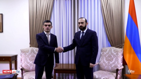 Արարատ Միրզոյանը հանդիպել է Արցախի նորանշանակ արտգործնախարարին
