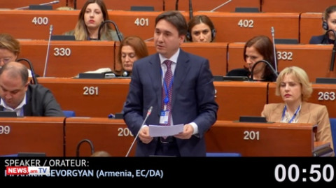 Բաքուն ահաբեկում է Ղարաբաղի բնակիչներին. Արմեն Գեւորգյանի ելույթը