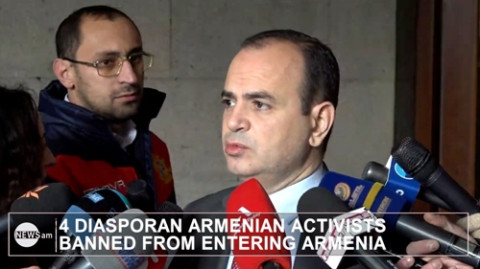 ARMENIAN NEWS: 4 Armenian diaspora activists banned from entering Armenia
