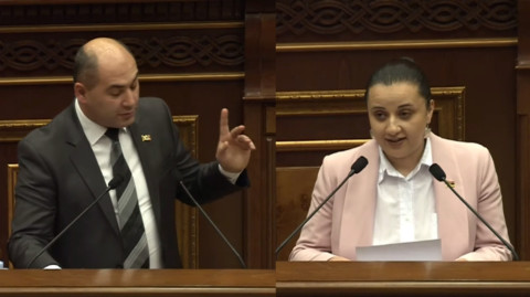 ՔՊ–ական կին պատգամավորն Աջապահյանին մեղադրեց հայրենիքը չսիրելու մեջ. ԱԺ–ում կրքերը թեժացան