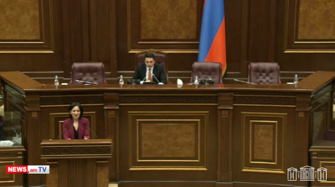 Նախարարն է խոսում. Ալեն Սիմոնյանը նկատողություն արեց Հովիկ Աղազարյանին եւ Խաչատուր Սուքիասյանին