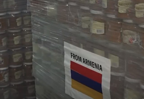 100 տոննա մարդասիրական բեռ է տեղափոխվել Հայաստանից Թուրքիա