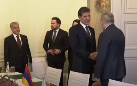 Նիկոլ Փաշինյանը հանդիպել է Իրաքյան Քուրդիստանի նախագահի հետ