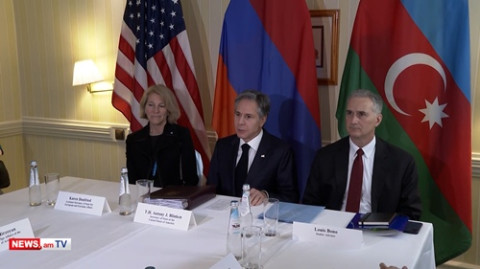 Մյունխենում տեղի է ունեցել ՀՀ վարչապետի, ԱՄՆ պետաքարտուղարի եւ Ադրբեջանի նախագահի եռակողմ հանդիպում