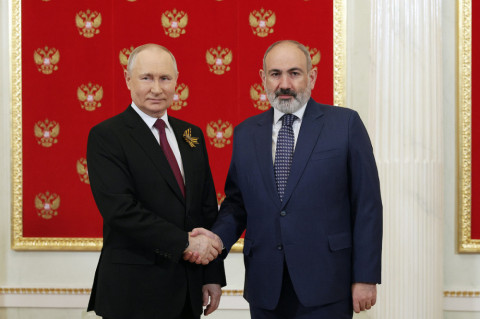 Փաշինյանը Մոսկվայում մասնակցել է Հայրենական մեծ պատերազմում հաղթանակին նվիրված զորահանդեսին