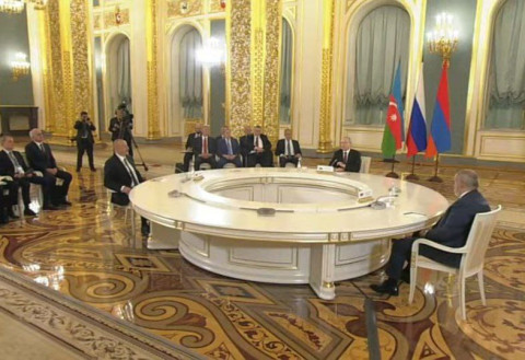 Փաշինյան-Պուտին-Ալիև եռակողմ հանդիպումը Կրեմլում