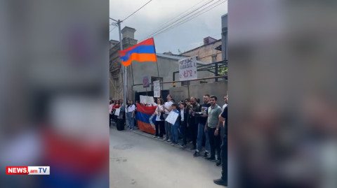 Արցախը կանգուն է մնալու, որովհետև արցախցու ոգին անկոտրում է. ակցիա Վրաստանում՝ ի աջակցություն Արցախի