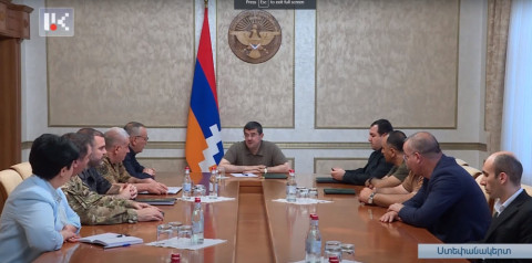 Արցախի նախագահն օպերատիվ խորհրդակցություն է հրավիրել՝ քննարկելու ստեղծված ռազմաքաղաքական իրավիճակը