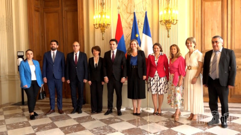 France National Assembly speaker to Alen Simonyan: We are always by Armenia’s side