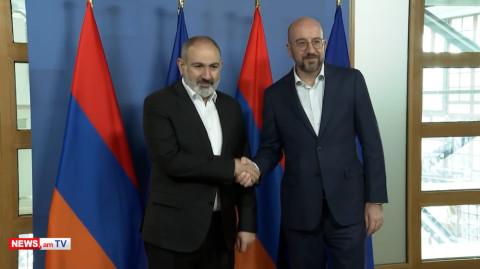 Փաշինյանը հանդիպում է Եվրոպական խորհրդի նախագահ Շառլ Միշելի հետ