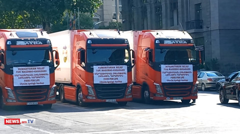 Armenia sends 400 tons of humanitarian aid to Nagorno Karabakh
