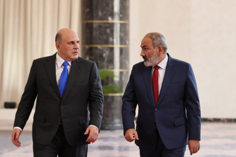 Ծաղկաձորում տեղի է ունեցել Նիկոլ Փաշինյանի և Միխայիլ Միշուստինի հանդիպումը