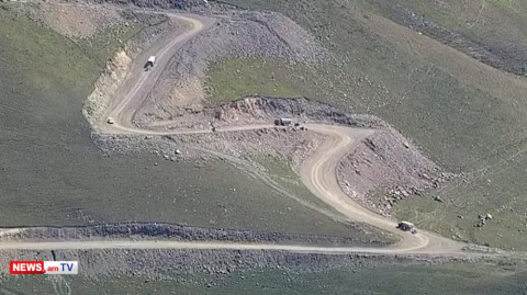 Armenia MoD publicizes video showing Azerbaijan army concentrating additional resources in Sotk direction